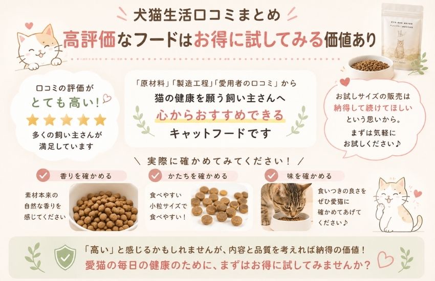 犬猫生活はお得に試してみる価値あり