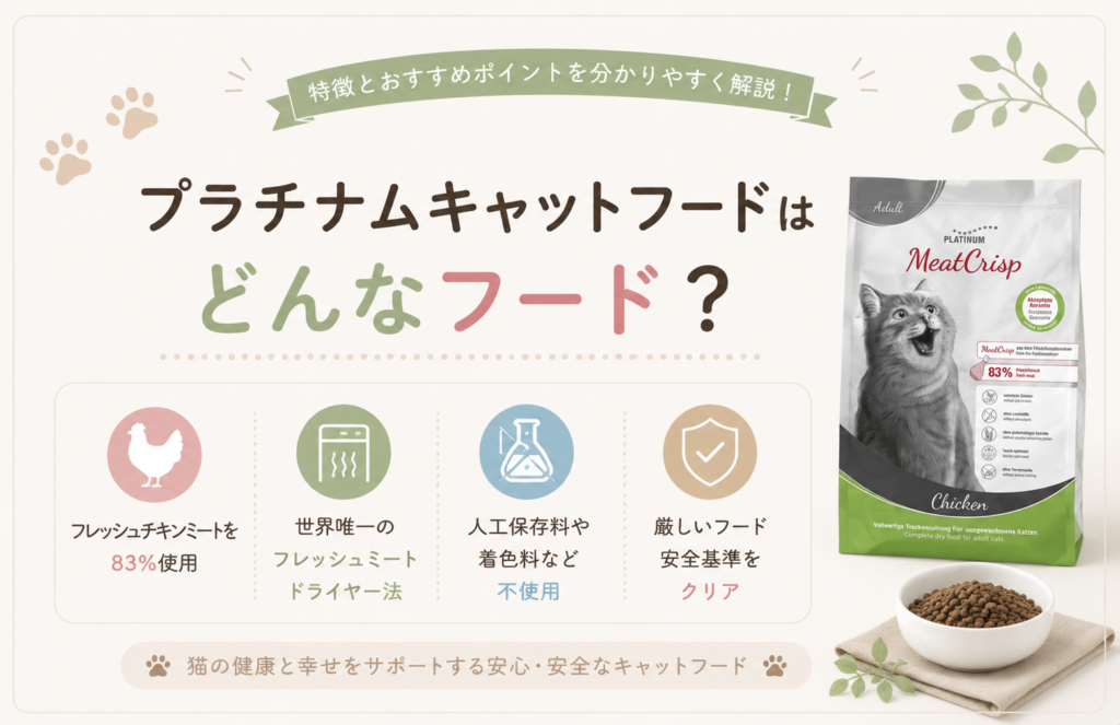 プラチナムキャットフードはどんなキャットフード？