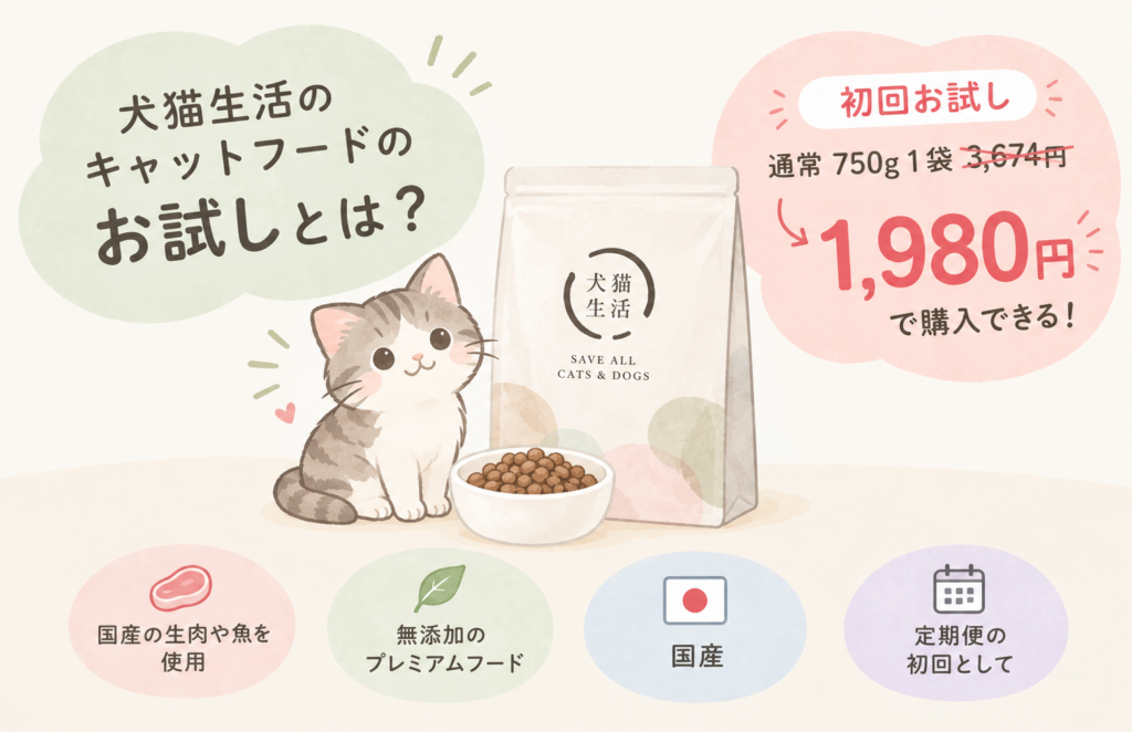 犬猫生活のお試しとは